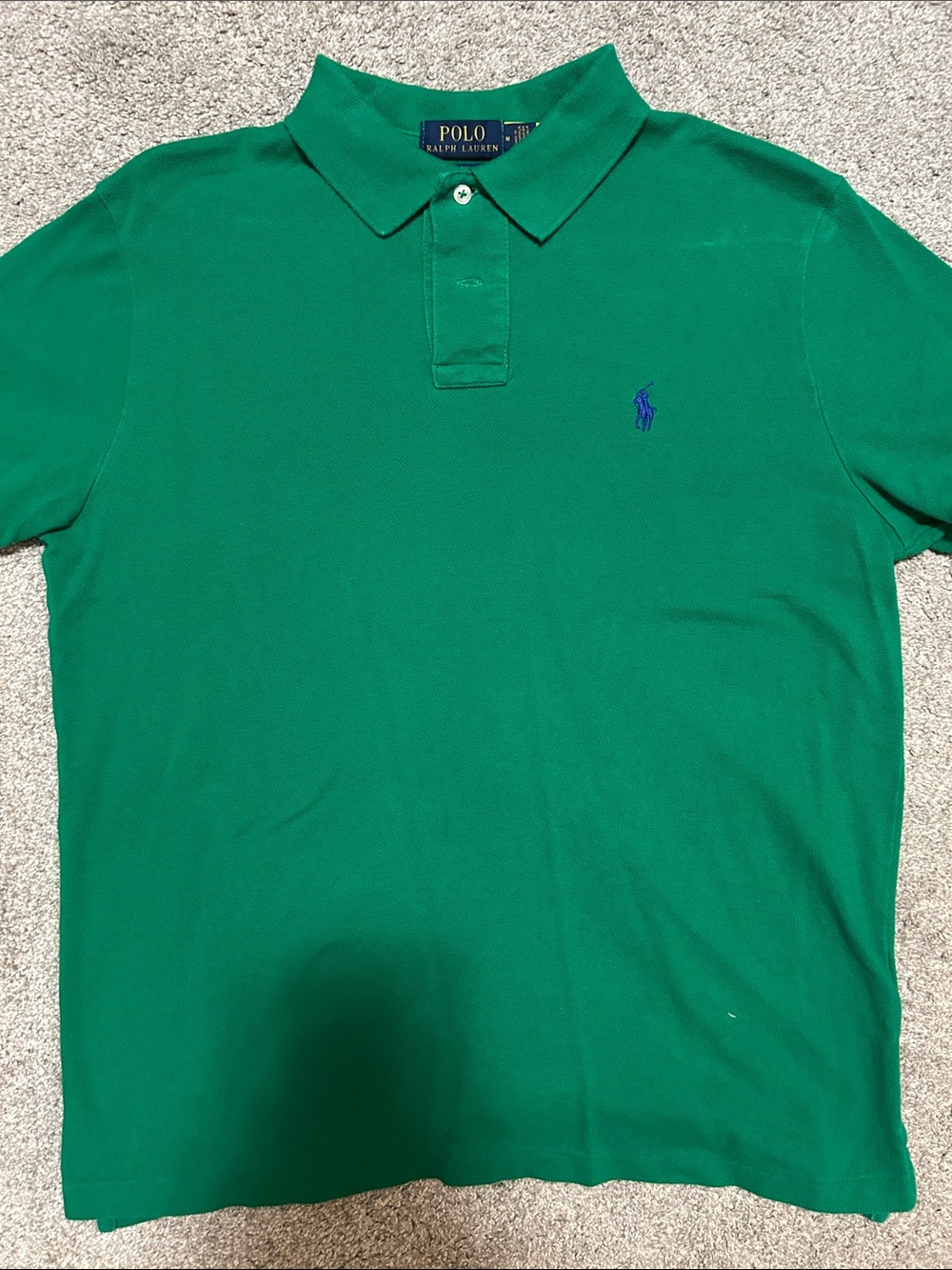 Vintage Polo Ralph Lauren Classic Slim Fit Green Polo